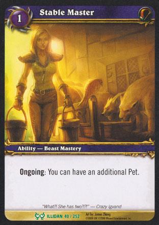World of Warcraft TCG | Stable Master - Hunt for Illidan 40/252 | The Nerd Merchant