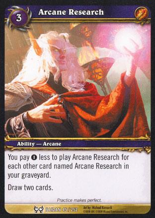 World of Warcraft TCG |Arcane Research - Hunt for Illidan 45/252 | The Nerd Merchant