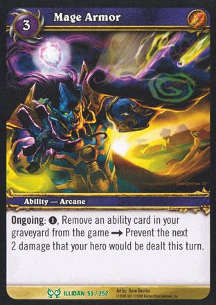 World of Warcraft TCG | Mage Armor - Hunt for Illidan 50/252 | The Nerd Merchant