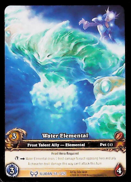World of Warcraft TCG | Water Elemental (Extended Art) - The Hunt for Illidan 54/252 | The Nerd Merchant