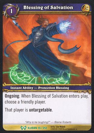 World of Warcraft TCG |Blessing of Salvation - Hunt for Illidan 55/252 | The Nerd Merchant