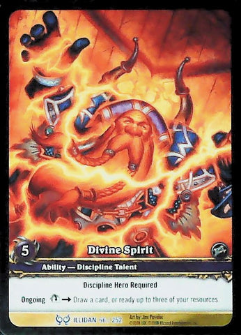 World of Warcraft TCG | Divine Spirit (Extended Art) - The Hunt for Illidan 66/252 | The Nerd Merchant