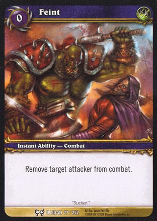 World of Warcraft TCG | Feint - Hunt for Illidan 77/252 | The Nerd Merchant