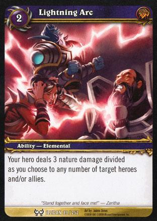 World of Warcraft TCG | Lightning Arc (Foil) - Hunt for Illidan 89/252 | The Nerd Merchant