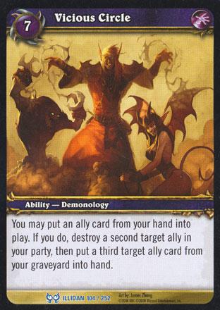 World of Warcraft TCG | Vicious Circle - The Hunt for Illidan 104/252 | The Nerd Merchant