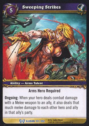 World of Warcraft TCG | Sweeping Strikes - Hunt for Illidan 111/252 | The Nerd Merchant