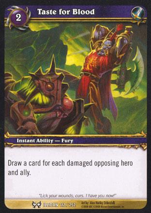 World of Warcraft TCG |Taste for Blood - Hunt for Illidan 112/252 | The Nerd Merchant