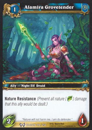 World of Warcraft TCG | Alamira Grovetender - Hunt for Illidan 118/252 | The Nerd Merchant