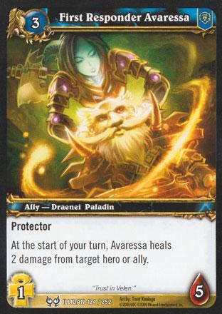 World of Warcraft TCG | First Responder Avaressa - Hunt for Illidan 124/252 | The Nerd Merchant