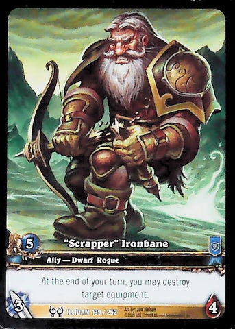 World of Warcraft TCG | "Scrapper" Ironbane (Extended Art) - The Hunt for Illidan 139/252 | The Nerd Merchant