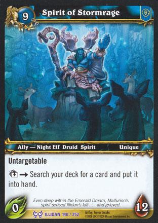 World of Warcraft TCG | Spirit of Stormrage - Hunt for Illidan 140/252 | The Nerd Merchant