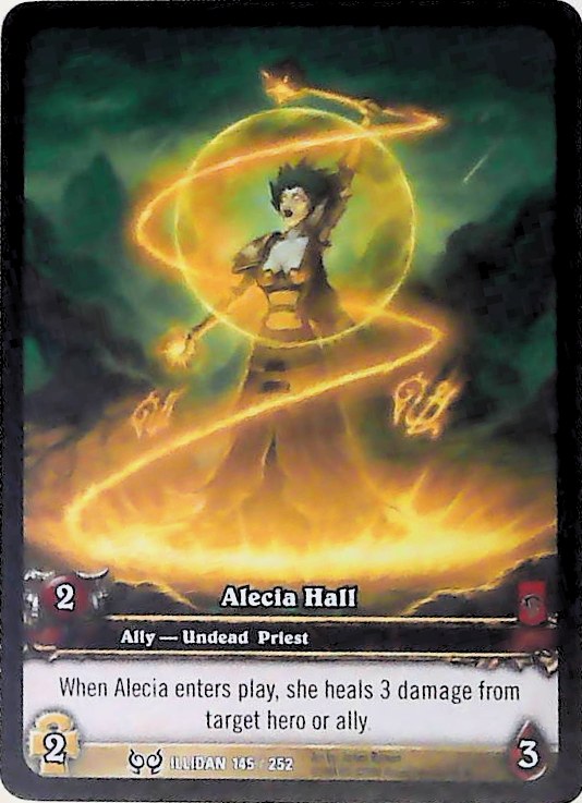 World of Warcraft TCG | Alecia Hall (Extended Art) - The Hunt for Illidan 145/252 | The Nerd Merchant