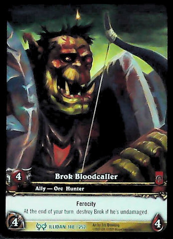 World of Warcraft TCG | Brok Bloodcaller (Extended Art) - The Hunt for Illidan 148/252 | The Nerd Merchant