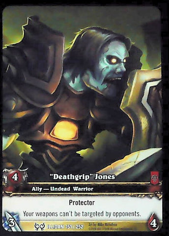 World of Warcraft TCG | "Deathgrip" Jones (Extended Art) - The Hunt for Illidan 151/252 | The Nerd Merchant