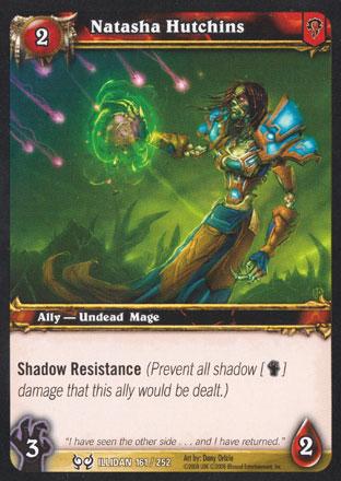 World of Warcraft TCG |Natasha Hutchins - Hunt for Illidan 161/252 | The Nerd Merchant