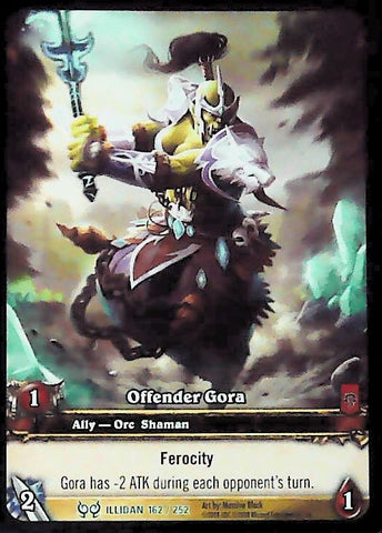 World of Warcraft TCG | Offender Gora (Extended Art) - The Hunt for Illidan 162/252 | The Nerd Merchant