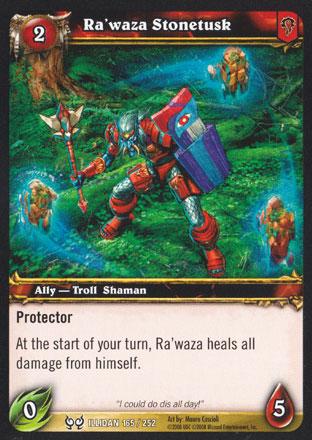 World of Warcraft TCG |Ra'waza Stonetusk - Hunt for Illidan 165/252 | The Nerd Merchant