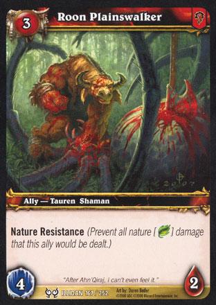 World of Warcraft TCG |Roon Plainswalker - Hunt for Illidan 167/252 | The Nerd Merchant