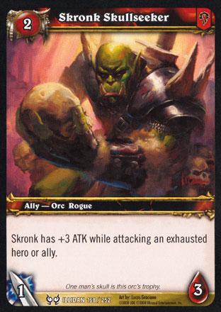 World of Warcraft TCG |Skronk Skullseeker - Hunt for Illidan 168/252 | The Nerd Merchant