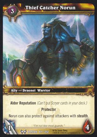 World of Warcraft TCG |Thief Catcher Norun - Hunt for Illidan 177/252 | The Nerd Merchant