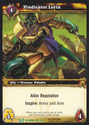 World of Warcraft TCG |Vindicator Lorin - Hunt for Illidan 182/252 | The Nerd Merchant