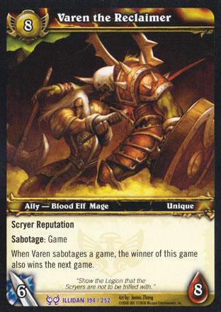 World of Warcraft TCG | Varen the Reclaimer - The Hunt for Illidan 194/252 | The Nerd Merchant
