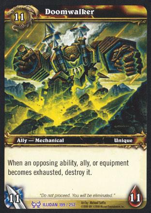 World of Warcraft TCG |Doomwalker - Hunt for Illidan 199/252 | The Nerd Merchant