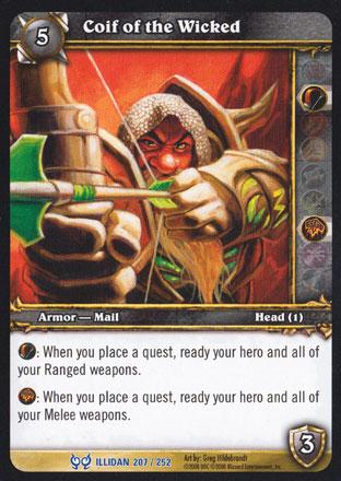 World of Warcraft TCG | Coif of the Wicked - The Hunt for Illidan 207/252 | The Nerd Merchant