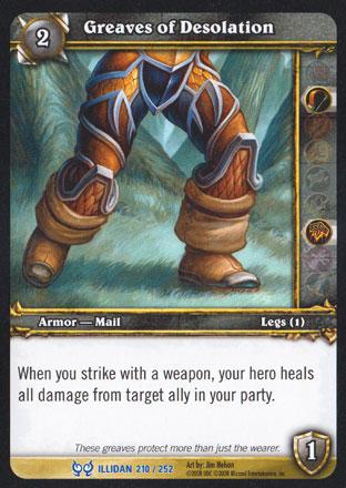 World of Warcraft TCG | Greaves of Desolation - The Hunt for Illidan 210/252 | The Nerd Merchant