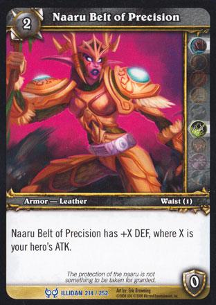 World of Warcraft TCG | Naaru Belt of Precision - The Hunt for Illidan 214/252 | The Nerd Merchant