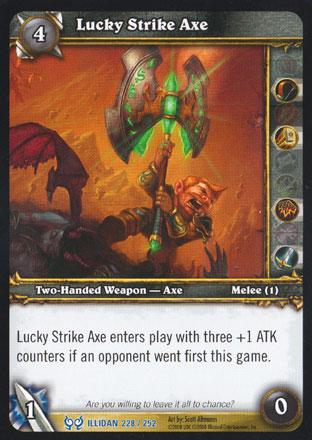 World of Warcraft TCG | Lucky Strike Axe - The Hunt for Illidan 228/252 | The Nerd Merchant