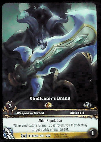 World of Warcraft TCG | Vindicator's Brand (Extended Art) - The Hunt for Illidan 231/252 | The Nerd Merchant