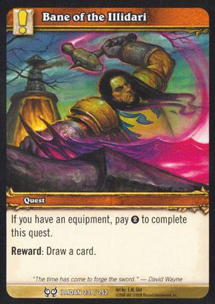 World of Warcraft TCG | Bane of the Illidari - Hunt for Illidan 237/252 | The Nerd Merchant