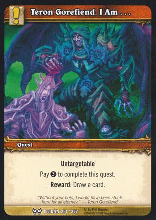 World of Warcraft TCG |Teron Gorefiend, I Am? - Hunt for Illidan 251/252 | The Nerd Merchant