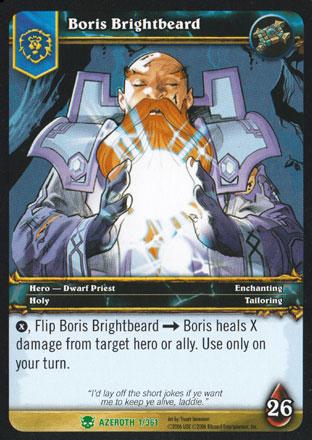 World of Warcraft TCG | Boris Brightbeard - Heroes of Azeroth 1/361 | The Nerd Merchant