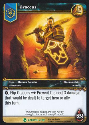 World of Warcraft TCG | Graccus - Heroes of Azeroth 4/361 | The Nerd Merchant