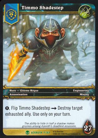 World of Warcraft TCG | Timmo Shadestep - Heroes of Azeroth 7/361 | The Nerd Merchant