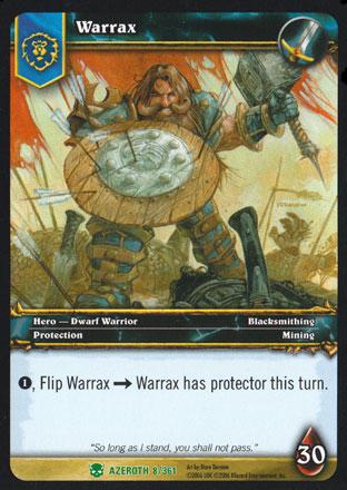 World of Warcraft TCG | Warrax - Heroes of Azeroth 8/361 | The Nerd Merchant