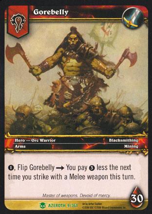 World of Warcraft TCG | Gorebelly - Heroes of Azeroth 9/361 | The Nerd Merchant