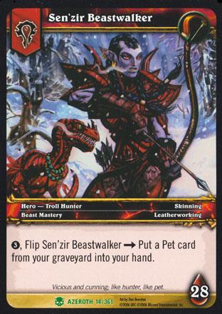 World of Warcraft TCG | Sen'zir Beastwalker - Heroes of Azeroth 14/361 | The Nerd Merchant