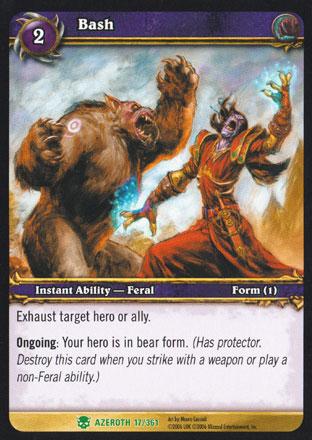 World of Warcraft TCG | Bash - Heroes of Azeroth 17/361 | The Nerd Merchant