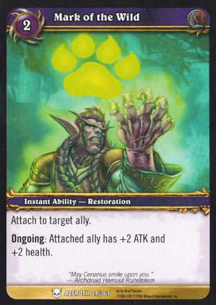 World of Warcraft TCG | Mark of the Wild - Heroes of Azeroth 24/361 | The Nerd Merchant