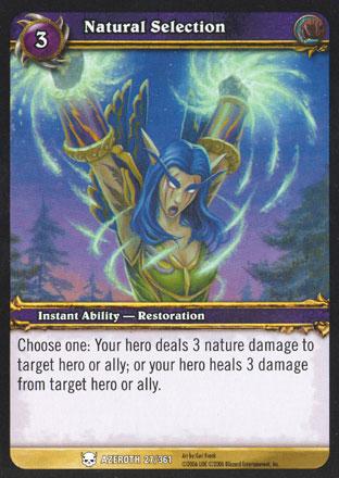 World of Warcraft TCG | Natural Selection - Heroes of Azeroth 27/361 | The Nerd Merchant