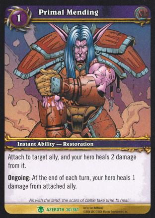 World of Warcraft TCG | Primal Mending - Heroes of Azeroth 30/361 | The Nerd Merchant