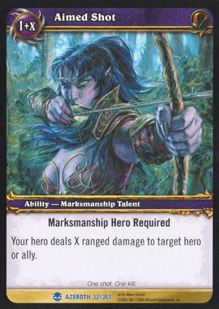 World of Warcraft TCG | Aimed Shot - Heroes of Azeroth 32/361 | The Nerd Merchant