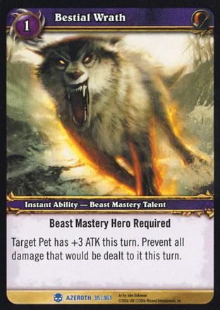 World of Warcraft TCG | Bestial Wrath - Heroes of Azeroth 35/361 | The Nerd Merchant