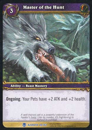 World of Warcraft TCG | Master of the Hunt - Heroes of Azeroth 40/361 | The Nerd Merchant