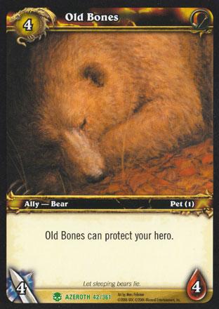 World of Warcraft TCG | Old Bones - Heroes of Azeroth 42/361 | The Nerd Merchant