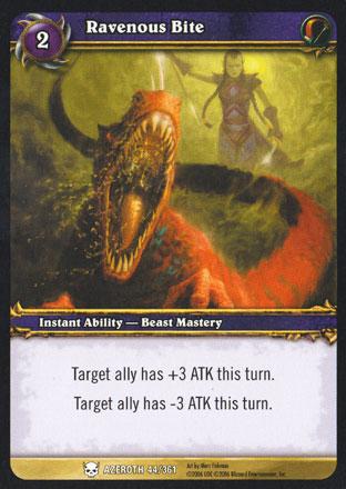 World of Warcraft TCG | Ravenous Bite - Heroes of Azeroth 44/361 | The Nerd Merchant