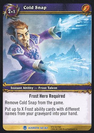 World of Warcraft TCG | Cold Snap - Heroes of Azeroth 50/361 | The Nerd Merchant